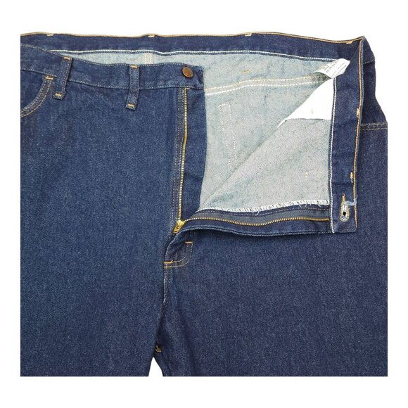 Rustler by Wrangler Mens Heavyweight Denim Jeans 46x30 Regular Fit Straight Leg - Picture 7 of 9